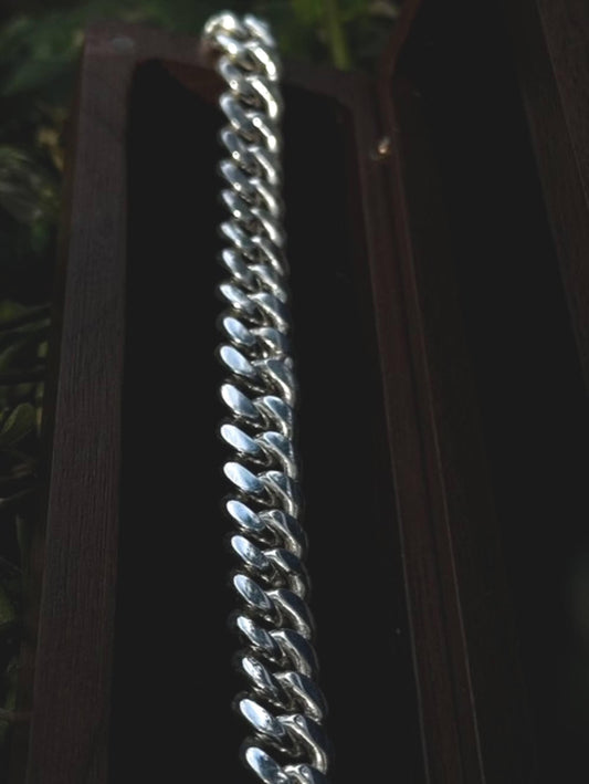 Fine Silver 999.9 Cuban Chain 11.5MM