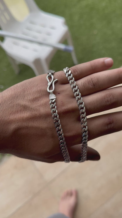 Fine Silver 999.9 Cuban Chain 6mm.